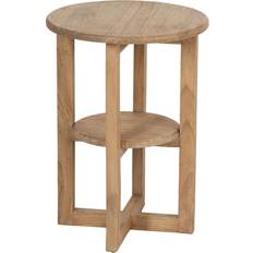 BigBuy Garden Refurbished Natural Side 40 x 40 x 55 cm Small Table 40x40cm