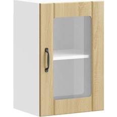 Wall Cabinets vidaXL Kitchen with Glass Door 40 x 31 x 60 cm Wall Cabinet