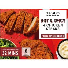 Tesco 4 Hot and Spicy Chicken Steaks 380 G 380g
