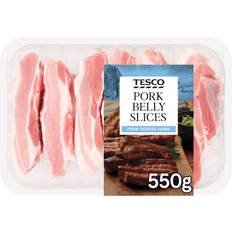 Tesco British Pork Belly Slices 550 g 550g