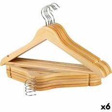 Stål Galgar Natural Wood and Steel Clothes Hangers Set 10 Pieces Hanger