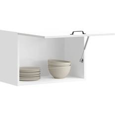 Wood Wall Cabinets vidaXL Kitchen Kalmar High Gloss White Wall Cabinet
