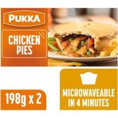 Pukka Ready Meals Pukka Chicken Microwaveable Shortcrust Pies 2 Pack