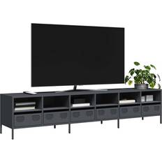vidaXL Anthracite Cabinet 202 x 39 x 43.5 cm TV Bench