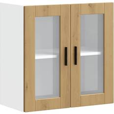 Brown Wall Cabinets vidaXL Porto Kitchen 60 x 31 x 60 cm Wall Cabinet