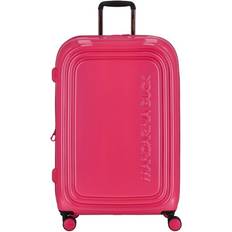 Mandarina Duck Logoduck Metal Spinner 4 Wheels Pink