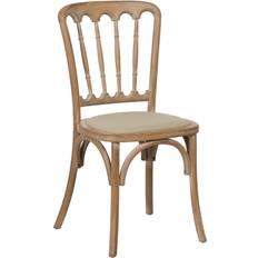 Cottons Kitchen Chairs BigBuy Home Beige Dining Natural Rubber Wood 45 x 46 x 92 cm Kitchen Chair