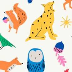 Graham & Brown Green Wallpapers Graham & Brown Joules Country Critters Heroes Wallpaper 10m x 52cm