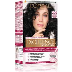 L'Oréal Paris Excellence Creme Hårfarve 200 Mørkebrun