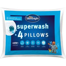 Bed Pillows on sale Silentnight Superwash Pillows 4 Pack Bed Pillow