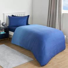 OHS Ombre Bedding Set Single Duvet Cover Blue