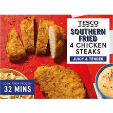 Tesco 4 Southern Fried Chicken Steaks 380 G 380g 4pcs