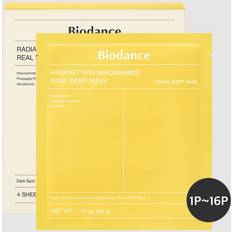 Hudvård Biodance Radiant Vita Niacinamide Real Deep Mask Nude
