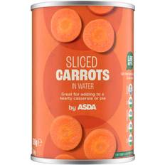 Canned Food Asda Sliced Carrots in Water 300 g