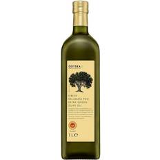 Greek PDO Kalamata Extra Virgin Olive Oil Glass Bottle 1 Litre