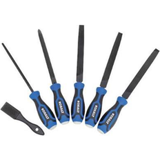 Half Round Files Kobalt Kobalt 8-in Single-cut Double-cut Bastard Tooth Set Half Round File