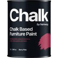 Chalk Based Furniture Paint 1L Berry Pink White