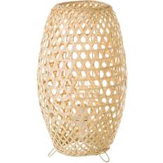 Bambu Bordslampor BigBuy Home Naturell Metall Bambu 40W 20 x 20 x 35 cm Bordslampa