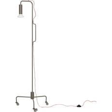 Glass Floor Lamps Hübsch Ido Brown Floor Lamp