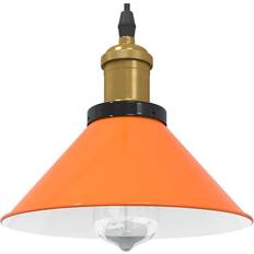 Orange Pendant Lamps vidaXL Adjustable Height Ã 22 cm Pendant Lamp