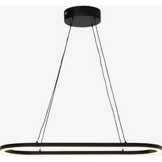 Aneta Oda Taklampa Oval Svart Pendellampa