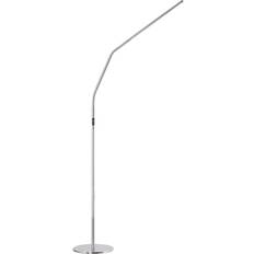 Slimline 4 Floor Lamp Brushed Steel