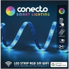 Conecto RGB LED-lyskæde 5 m LED bånd