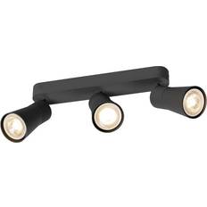 GU10 Loftplafonder SLV PURI Påbygningslys GU10 6 W Sort Loftplafond
