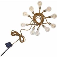 Guirlandes Lumineuses Lumisky Solaire Corde 10 Ampoules Beige 7.50M Guirlande Lumineuse