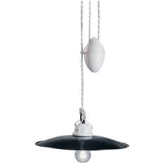 Hill Ceramic Hängande Lampa Hisspendlar Potenza Vit Svart Pendel