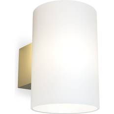 Herstal Væglamper Herstal Evoke L Satin Brass Opal Væglampe Vægarmatur