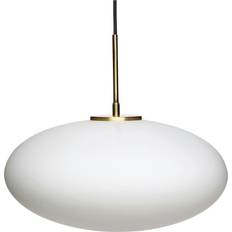 Hübsch Muse Ellipse Ø40 cm White Pendant Lamp