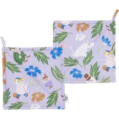 Mumin Grytlappar 22x26 cm 2-pack Lila