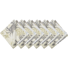 Green Cloth Napkins C&F Home Cannon Beach Cotton Set of 6 20.0 In L x 20.0 In W Cloth Napkin Green