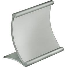 Silver Leaflet Stands Metal Horizontal Sign Holder 4" x 4"