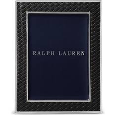 Ralph Lauren Home Brockton 12.7 x 17.8 cm Rammer Læder Sort Ramme