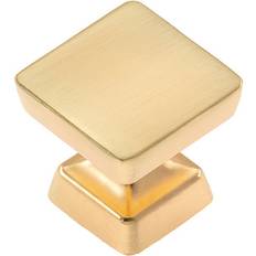 Cabinet Knobs Utopia Alley Brushed Brass Cabinet Knob 1.16 in Set of 5
