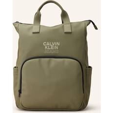 Gummi Tasker Calvin Klein Jeans Kids' Rubber Diaper Backpack - Olive Green
