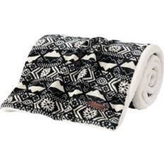 Columbia Cozy Sherpa Plush Throw - Blankets Black
