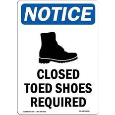 Black Workplace Signs SignMission OSHA Notice Sign 12 x 18 in