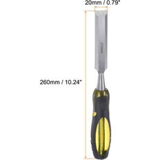 Unique Bargains 20mm Straight Wood 260mm 2 Pcs Carving Chisel
