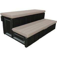 Hot Tubs Confer Plastics Hot Tub Leisure Accents Deluxe Spa Step 36 in