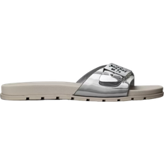 Tory Burch Buckle Slide - Silver/Aluminum