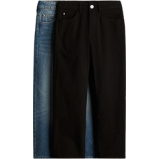 Jeans - Jungen Hosen H&M Loose Fit Jeans - Black/Dark Denim Blue (1118996008)