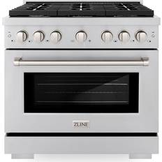 Ranges ZLINE 36 Freestanding Gas Range SGR-BR-36 Stainless Steel