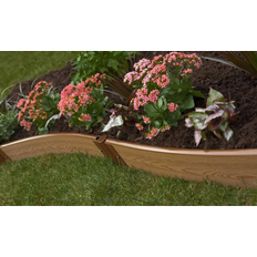 Raised Garden Beds Frame It All Brown Composite Raised Garden Bed 1-in W x 192-in L x 5.5-in H