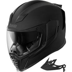 ICON Airflite Dark Moto Rubatone, Black Adult