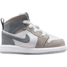 Nike Jordan 1 Mid SE TD - White/Medium Grey/Cool Grey