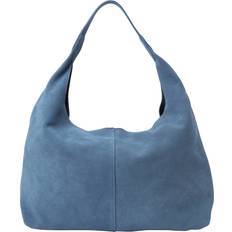 & Other Stories Large Suede Tote Blue