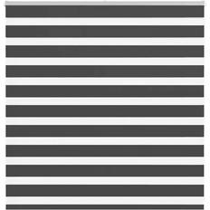vidaXL Zebra Rullgardin Svart 150 x 100 cm